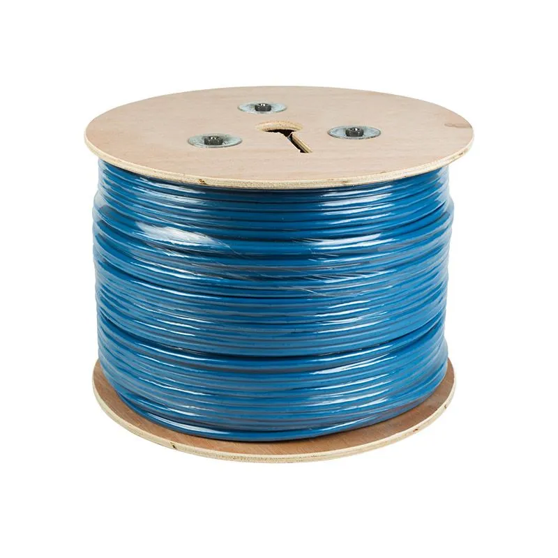 Кабель витая пара F/UTP, CAT 6, PVC, 4PR, 23AWG, INDOOR, SOLID, синий, 305 м, REXANT - Фото 2