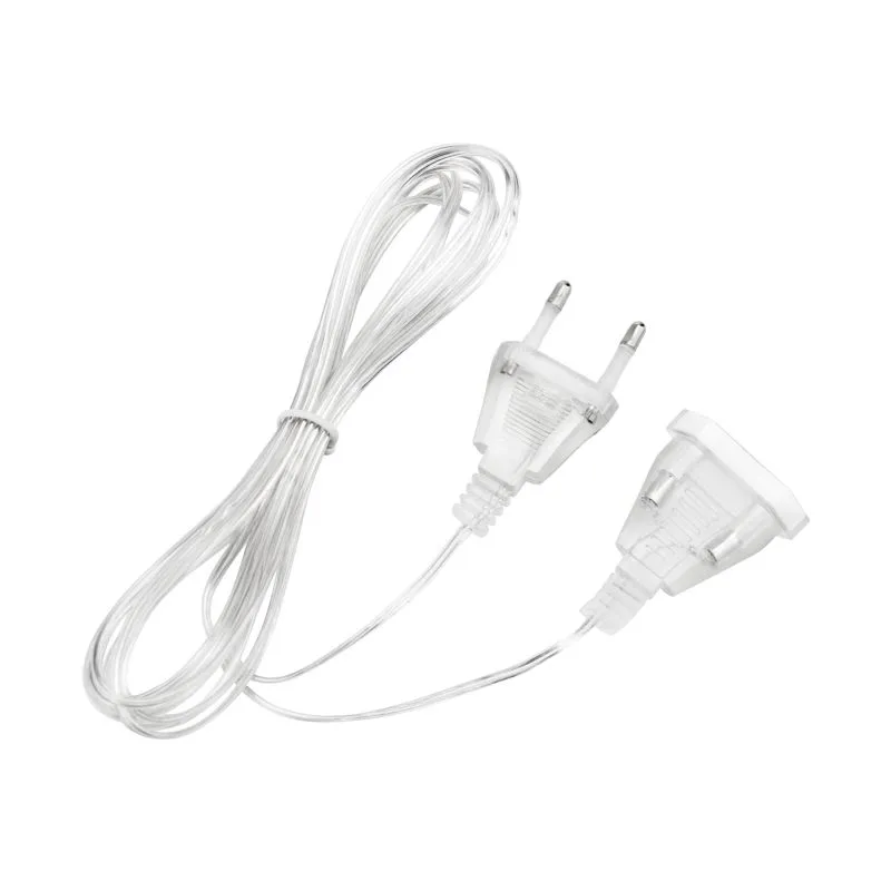 Удлинитель для домашних гирлянд 3 м прозрачный ПВХ 315-424