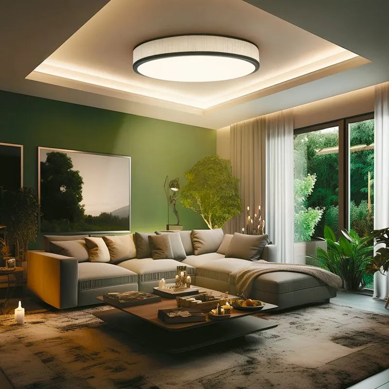 Светильник потолочный Moso, LUMI Line, 70Вт, 490x80 мм, песочный REXANT - Фото 5