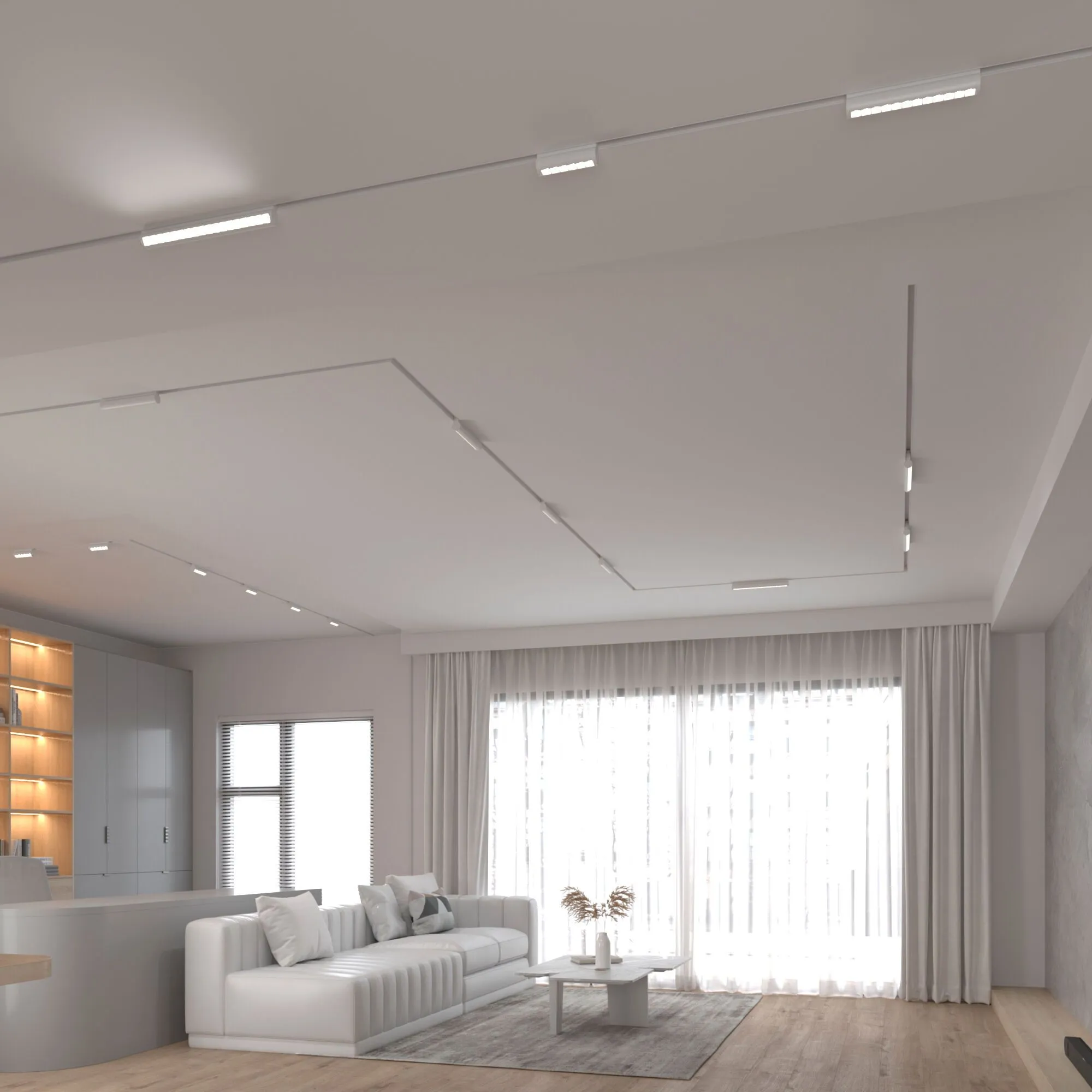 Slim Magnetic Трековый светильник 18W 4200K Alter (белый) 85050/01 Elektrostandard - Фото 4