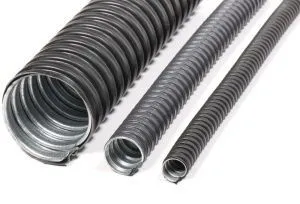 Металлорукав в ПВХ изоляции МРПИ НГ морозостойкий  22  (50 м/уп.) черный УХЛ1 ГОФРОМАТИК (ЗЭТАРУС) zeta42320