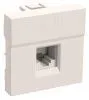 Розетка компьютерная РКИ-20-00-П RJ-45 UTP кат.5e (на 2 модуля) ПРАЙМЕР белая IEK CKK-40D-RI2-K01
