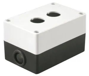 Корпус поста КП102 для кнопок управления 2 места белый IEK BKP10-2-K01