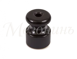 Изолятор искусственная керамика, цвет- коричневый, ТМ "МезонинЪ", (50 шт/уп) GE20025-04