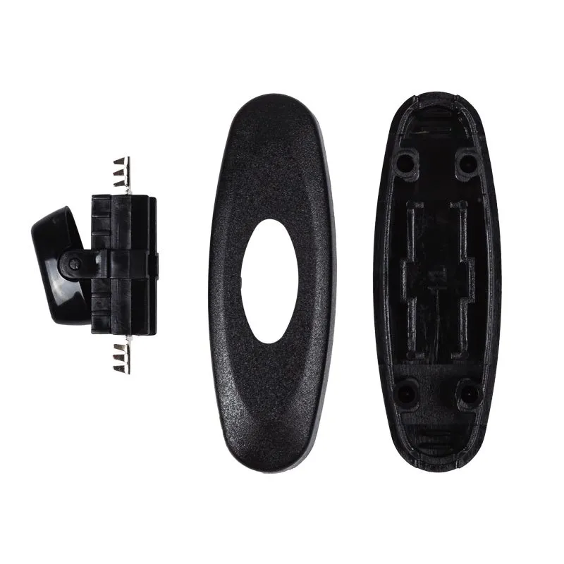 Выключатель-кнопка 250V 2А ON-OFF черный на электропровод (для настольной лампы) REXANT - Фото 3