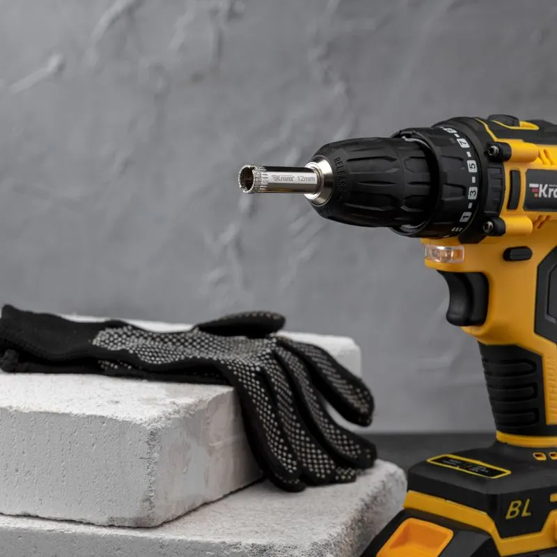 Сверло алмазное 12 мм по керамограниту, керамике и стеклу KRANZ - Фото 4