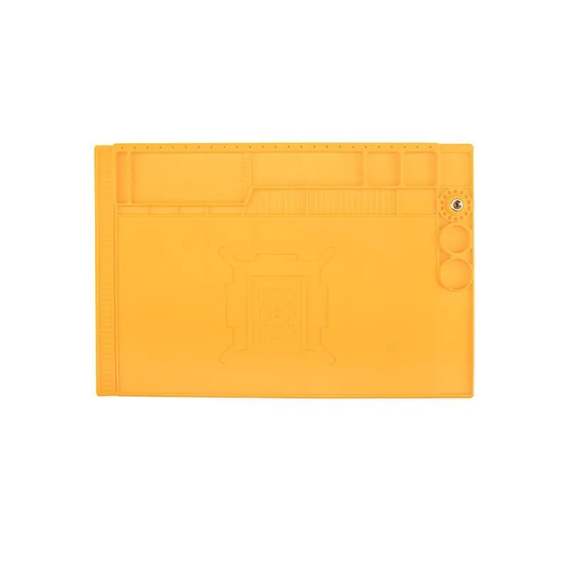 Коврик антистатический термостойкий 400х300х13 мм с отсеками под аксессуары 12-0336