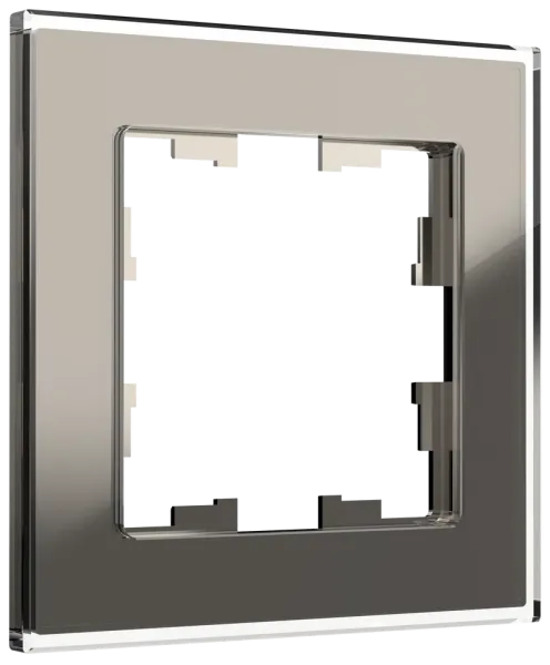 BRITE Рамка 1 -местная РУ-1-2-БрД стекло дымчатый IEK BR-M12-G-K30