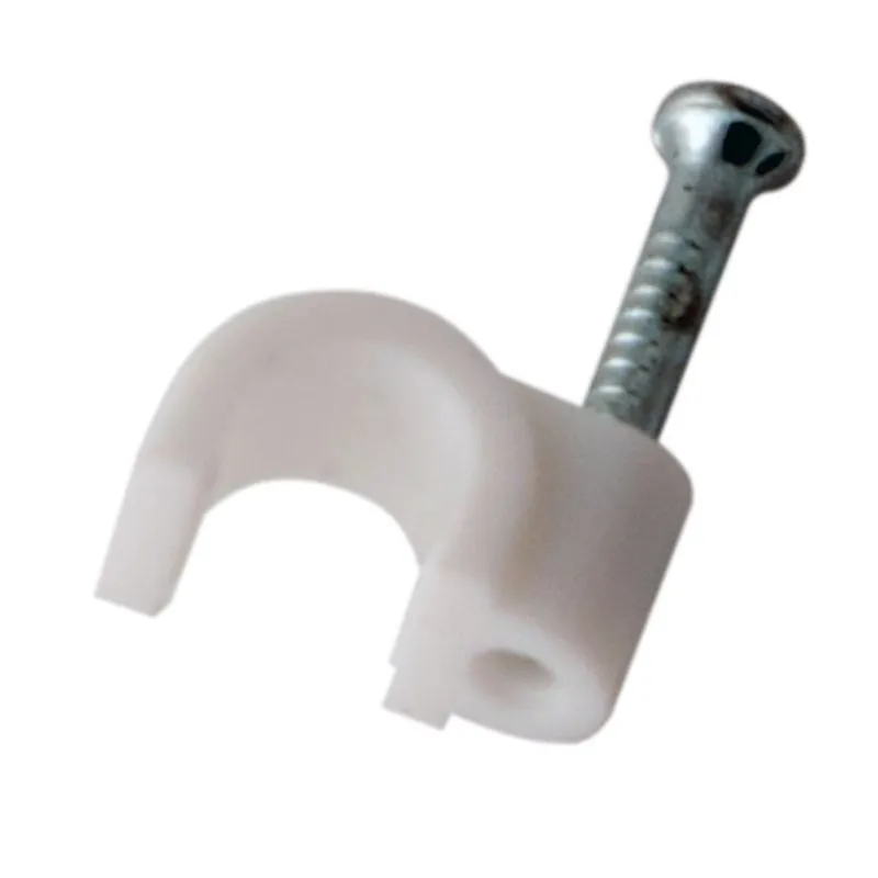 Крепеж кабеля круглый 3мм, белый (50 шт/уп) REXANT 07-4003