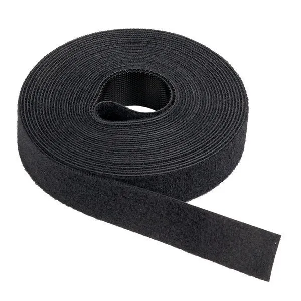 Хомут-липучка 20 мм (5м ролл) черный EKF - Фото 3