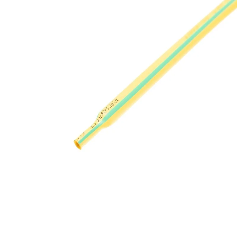 Трубка термоусаживаемая ТУТ нг 6,0/3,0мм, желто-зеленая, упаковка 50 шт. по 1м REXANT - Фото 2
