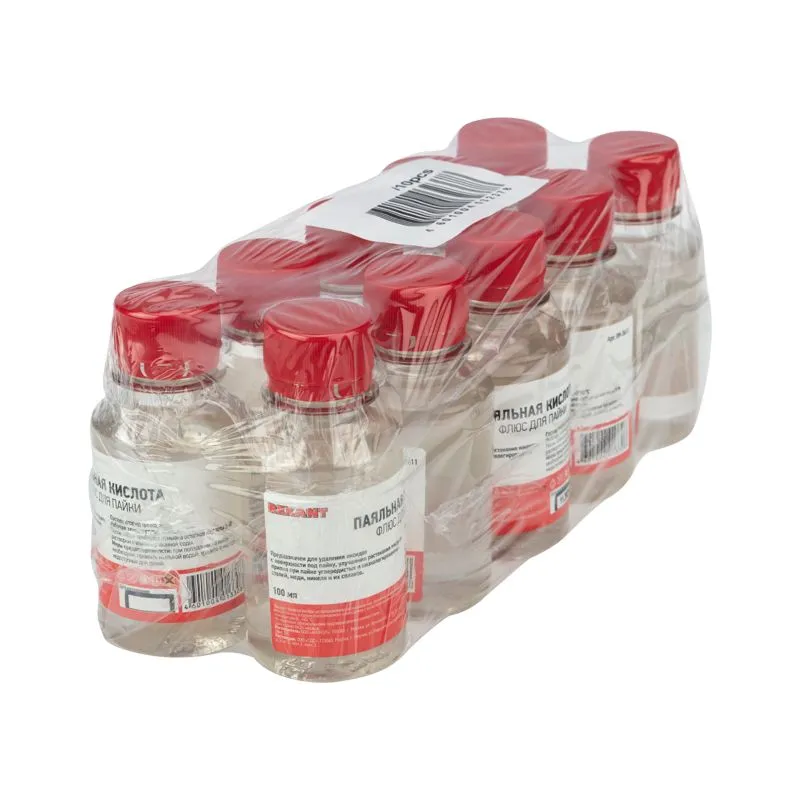 Флюс для пайки, ПАЯЛЬНАЯ КИСЛОТА, 100мл, флакон REXANT - Фото 3