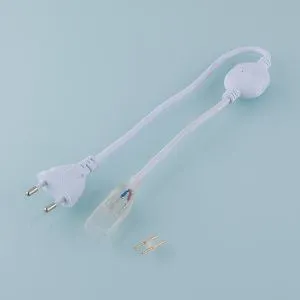 Сетевой шнур для одностороннего светодиодного гибкого неона 220V 2835 SSH-1 Elektrostandard a040604