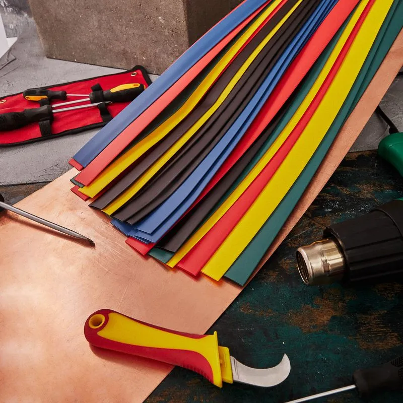 Набор термоусаживаемых трубок ТУТ нг 20,0/10,0мм, пять цветов, упаковка 25 шт. по 1м REXANT - Фото 5