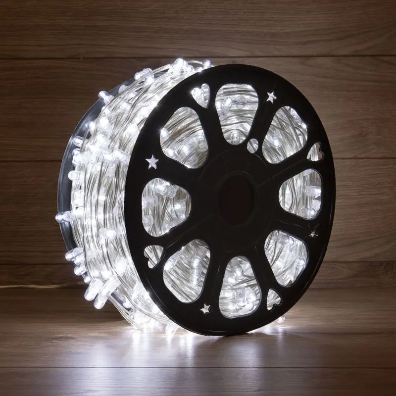 Гирлянда LED Клип-лайт 12 V, прозрачный ПВХ, 150 мм, цвет диодов Белый Flashing (Белый) 325-165
