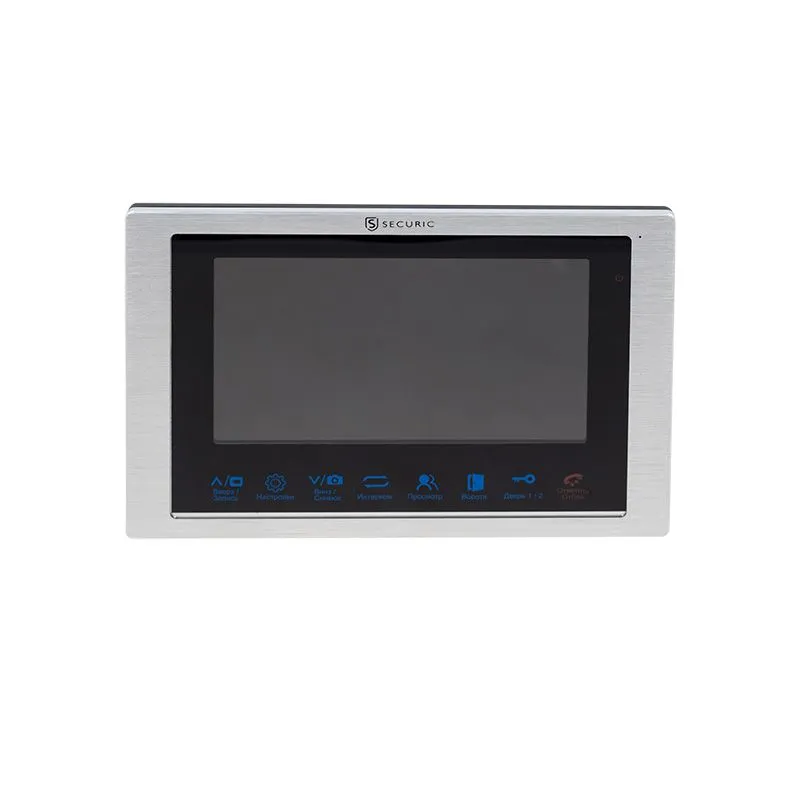 Цветной монитор  видеодомофона 7" формата AHD, с сенсорным управлением, с детектором движения, функцией фото- и видеозаписи (модель AC-336) - Фото 2