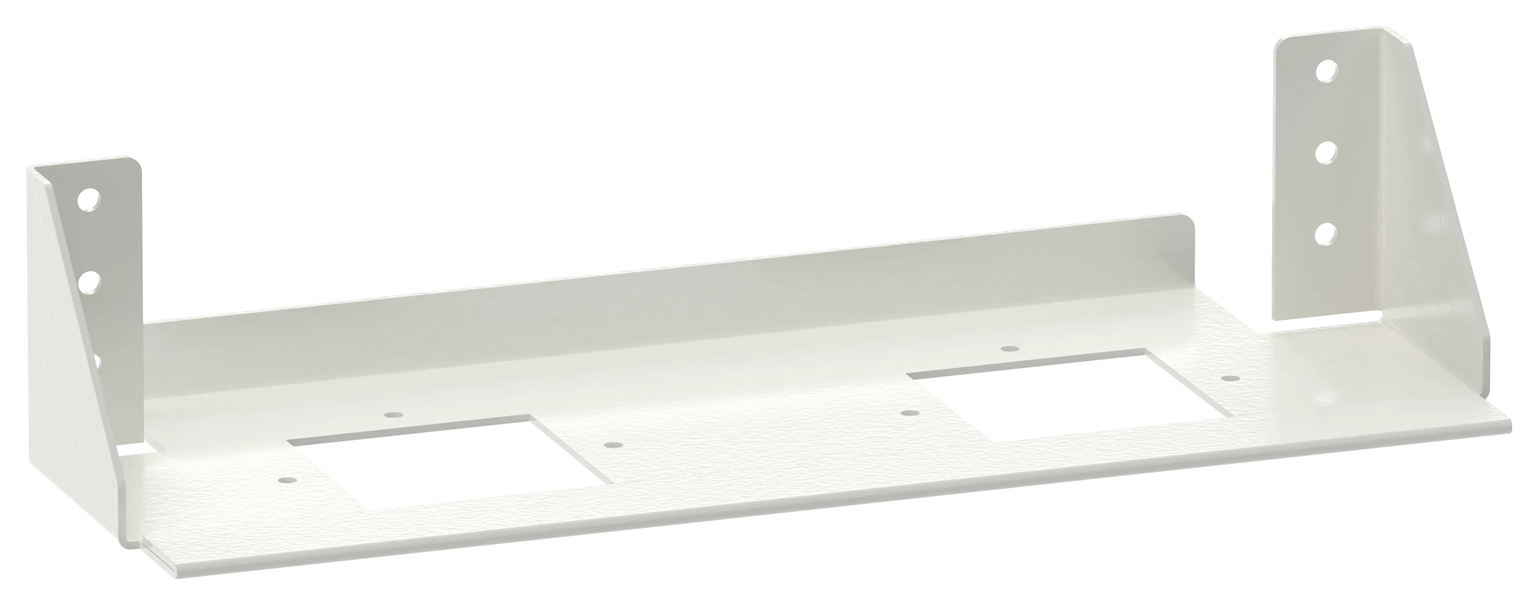 TITAN 5 Перегородка горизонтальная 12 модулей белая с возможностью установки розетки и модулей Keystone IEK TI5-50D-GP-012