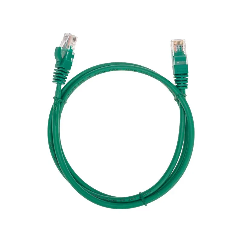 Патч-корд U/UTP, CAT 5e, RJ45-RJ45, 26AWG, LSZH, зеленый, 1м REXANT