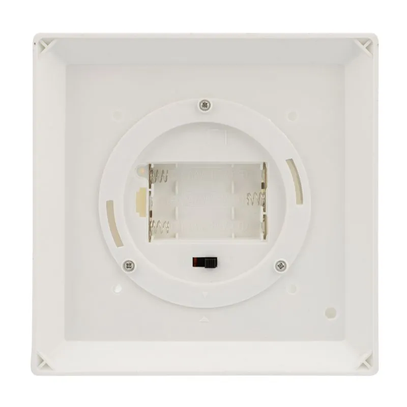 Декоративный фонарь со свечой 14x14x29 см, белый корпус, теплый белый цвет свечения NEON-NIGHT - Фото 5