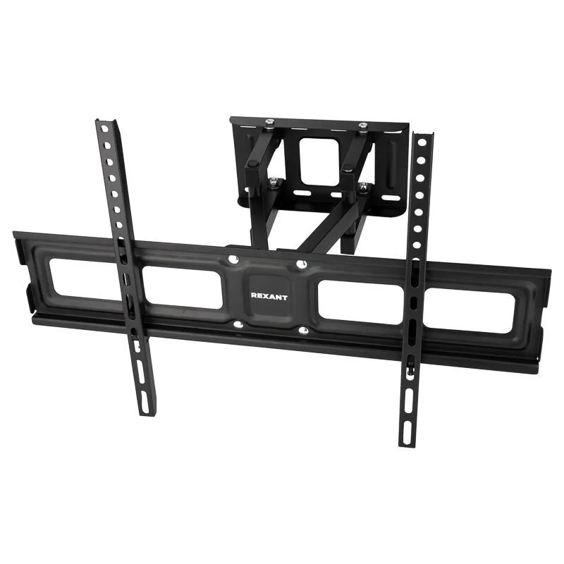 Кронштейн для телевизора 32"-65", наклонно-поворотный, двойное колено, серия HOME REXANT 38-0096