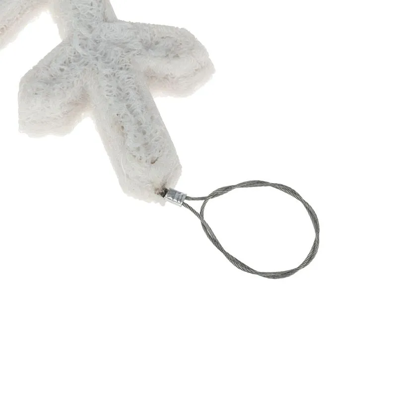 Акриловая светодиодная фигура Снежинка 96 см, белая LED-ICE - Фото 2