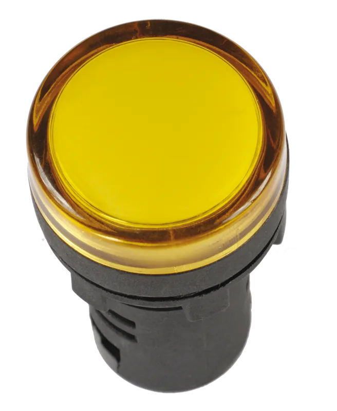 Лампа AD16DS(LED)матрица d=16мм желтый 230В AC IEK