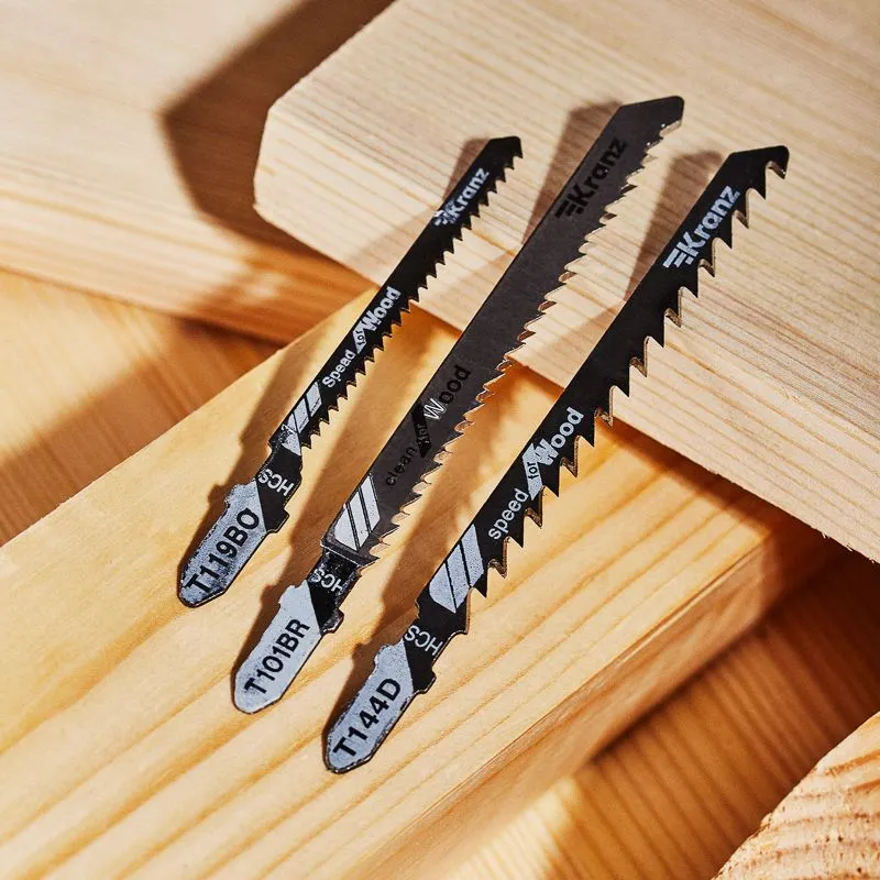 Набор полотен для электролобзика № 3 T144D/T101BR/T119BO (3 шт./уп.) Kranz - Фото 2