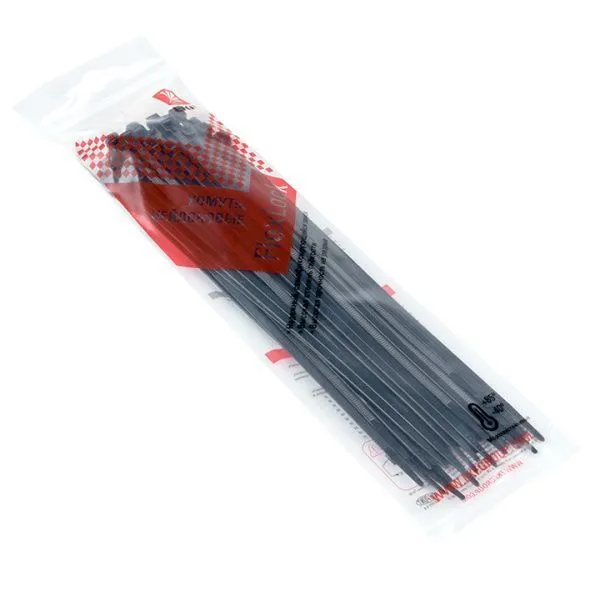 Хомут P6.6 стандартный (ч), 3.6x200 (50шт) FlexLock