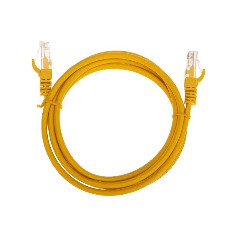 Патч-корд U/UTP, CAT 5e, RJ45-RJ45, 26AWG, LSZH, желтый, 1,5м REXANT 02-0105-105