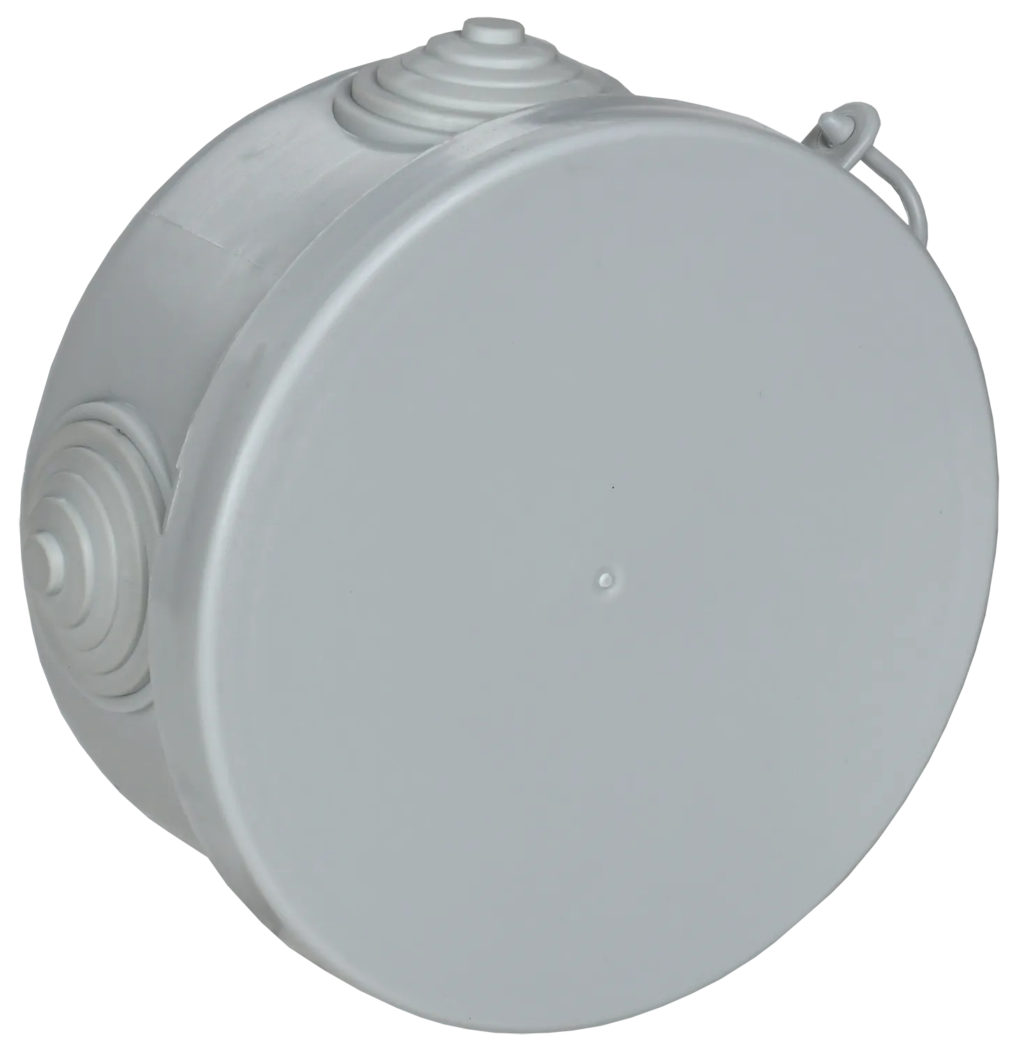 Коробка распаячная КМ для открытой проводки D=85х40мм IP54 4 гермоввода (7035) GENERICA