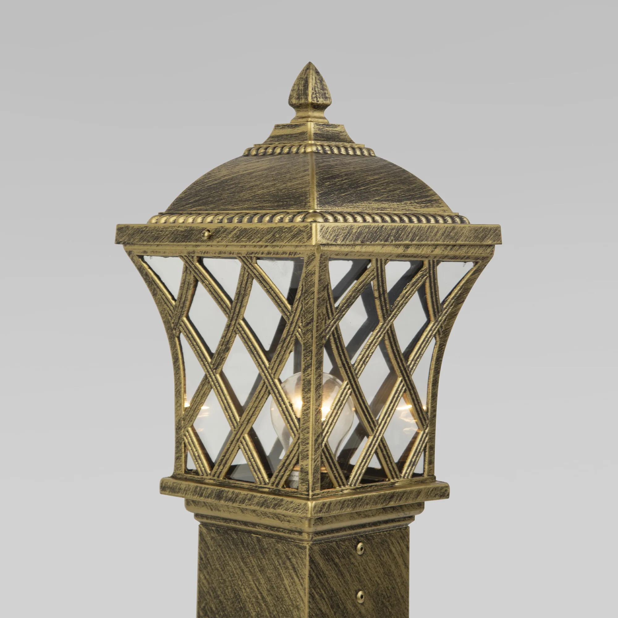 Светильник ландшафтный IP44 Cassiopeya F черное золото GL 1018F Elektrostandard - Фото 2