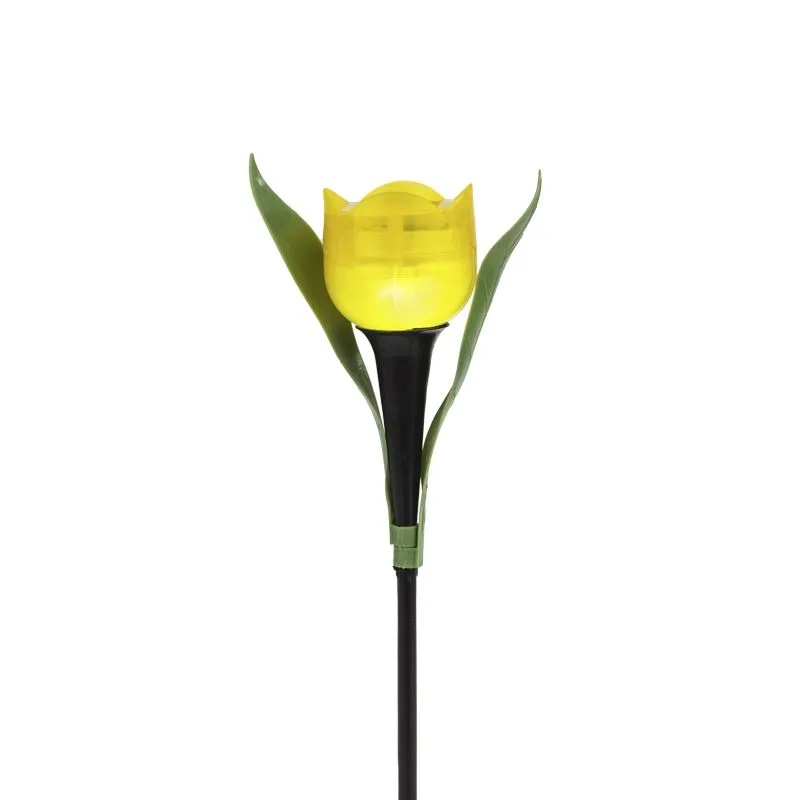 Светильник грунтовый Тюльпан из Амстердама 4000К с солнечной панелью и аккумулятором LAMPER - Фото 2