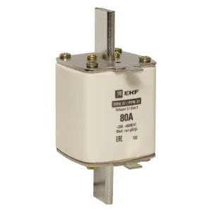 Плавкая вставка ППН-37 400/80А габарит 2 EKF fus-37/400/80