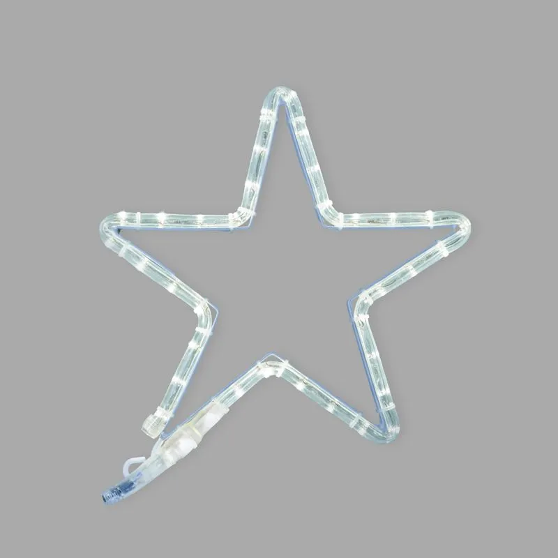 Фигура световая Звездочка LED цвет белый, размер 30x28 см NEON-NIGHT