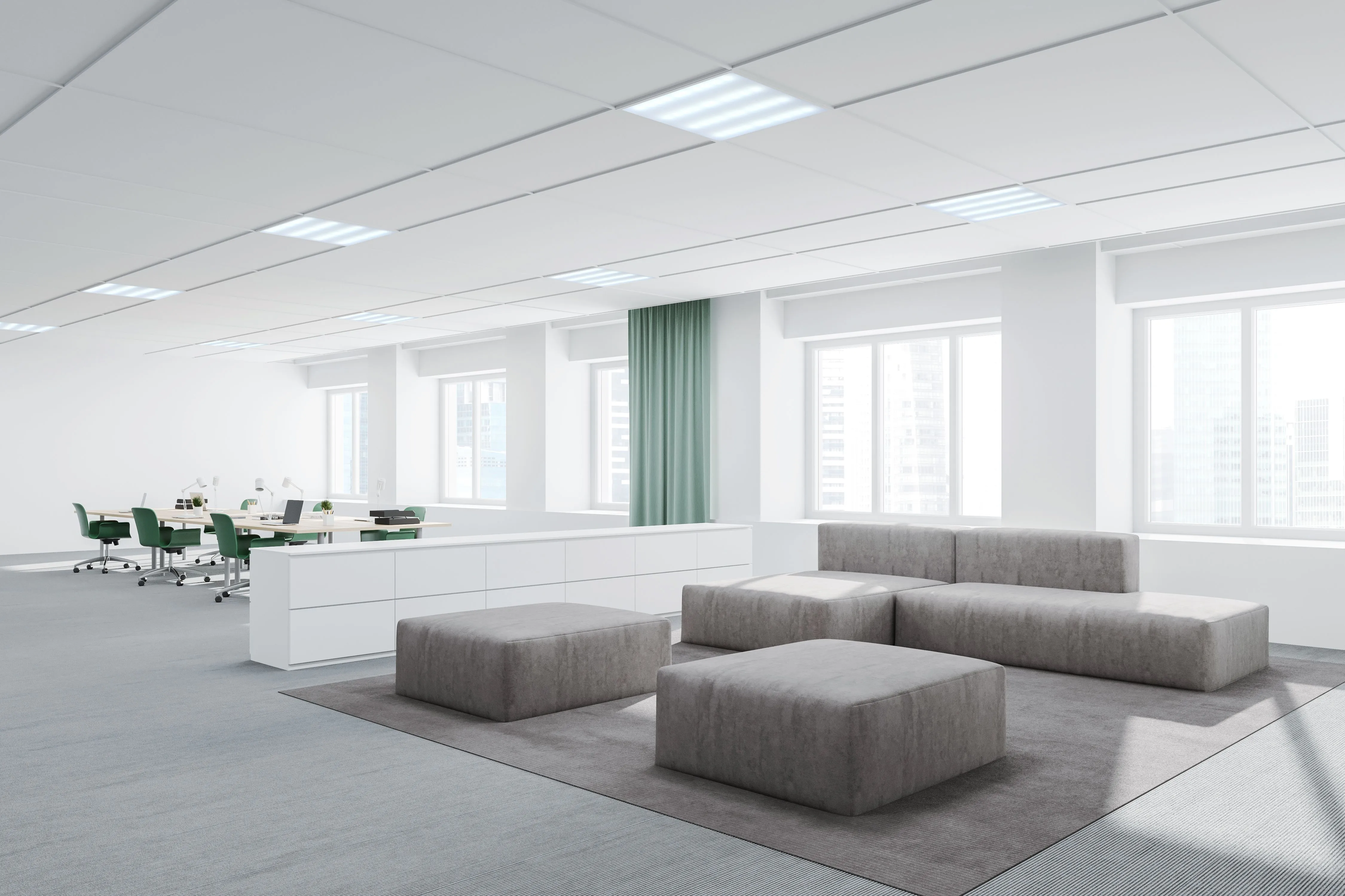 LIGHTING PRO Светильник светодиодный ДВО 1001 45Вт 6500К IP40 595х595мм опал IEK - Фото 4