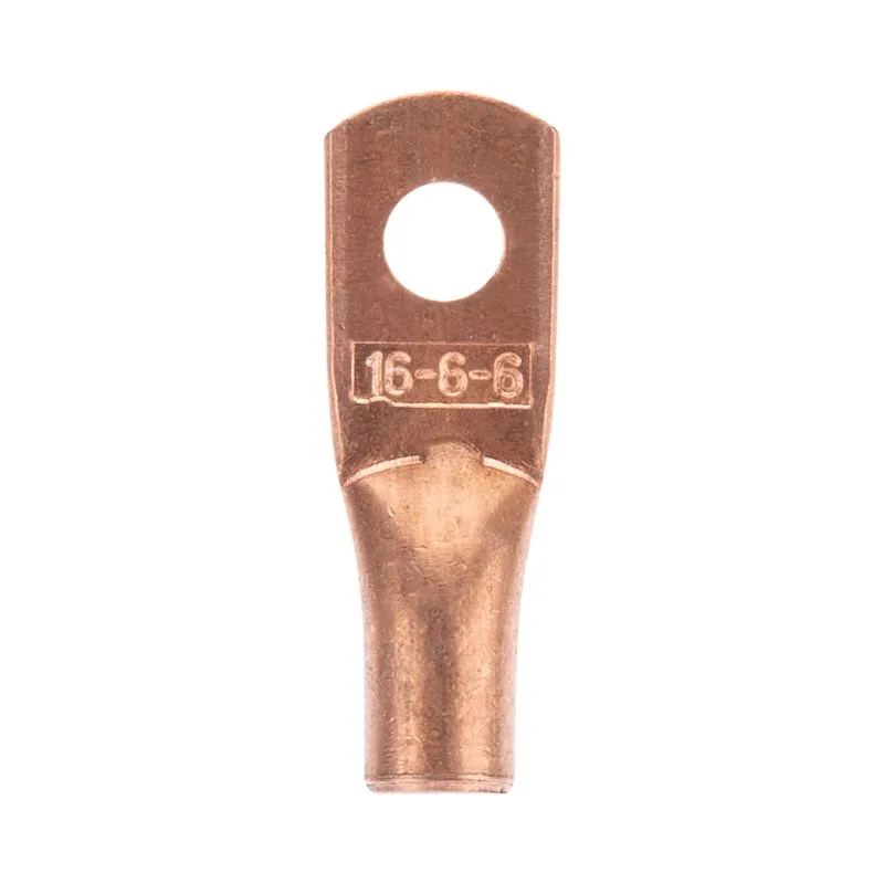 Наконечник медный ТМ 16-6-6 (16мм² - Ø6мм) (в упак. 100 шт.) REXANT - Фото 3