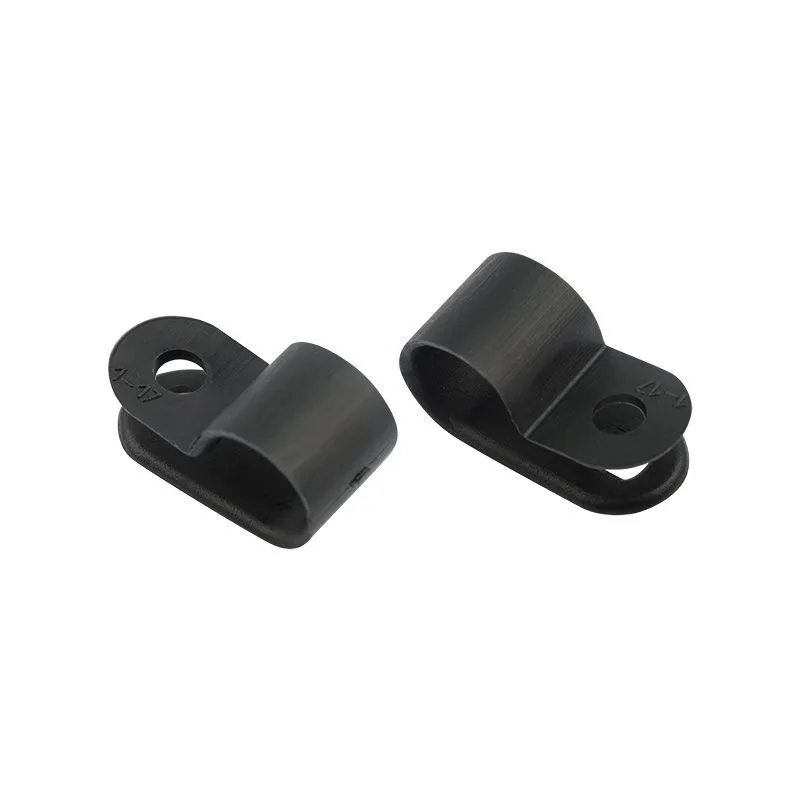 Скоба под винт 9мм, черная (50 шт/уп) REXANT 07-4409-1