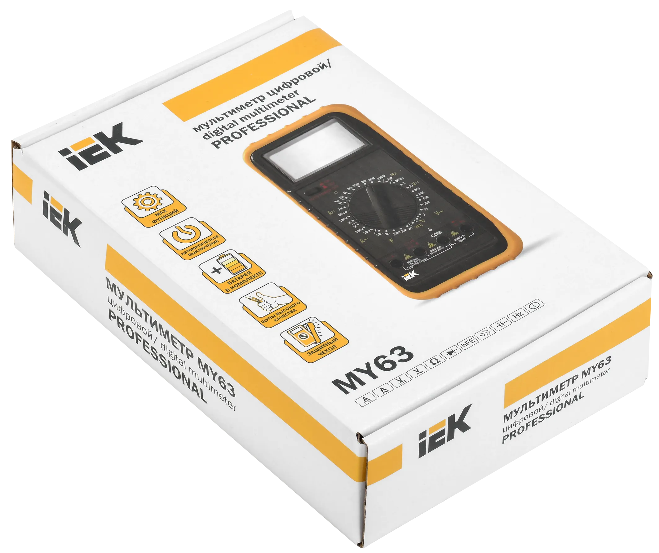 Мультиметр цифровой PROFESSIONAL MY63 IEK - Фото 2