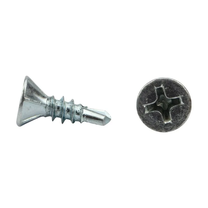 Саморез оконный сверло 3,9х13мм, белый цинк, короб (500 шт/уп) KRANZ - Фото 3