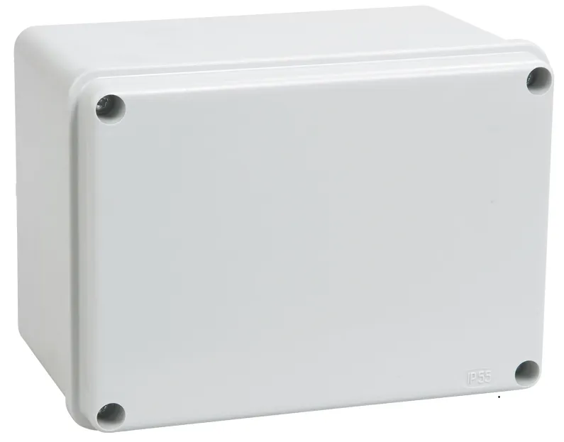 Коробка распаячная КМ для открытой проводки 100х100х45мм IP44 6 вводов серая IEK