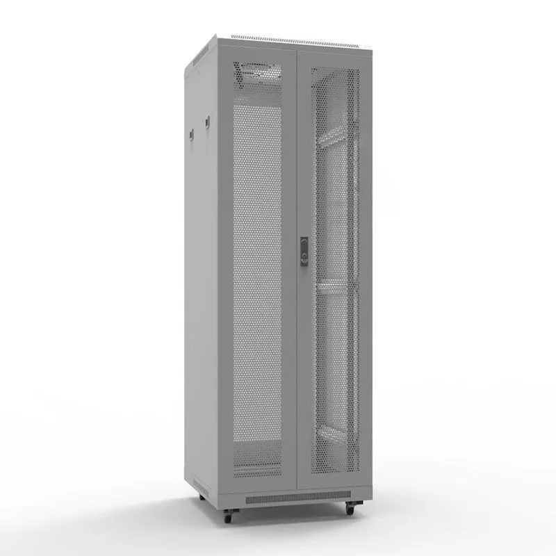 Шкаф напольный 19" серии Standart 42U 800х800мм, передняя и задняя распашные перфорированные двери, RAL7035 (состоит из 2 частей) REXANT
