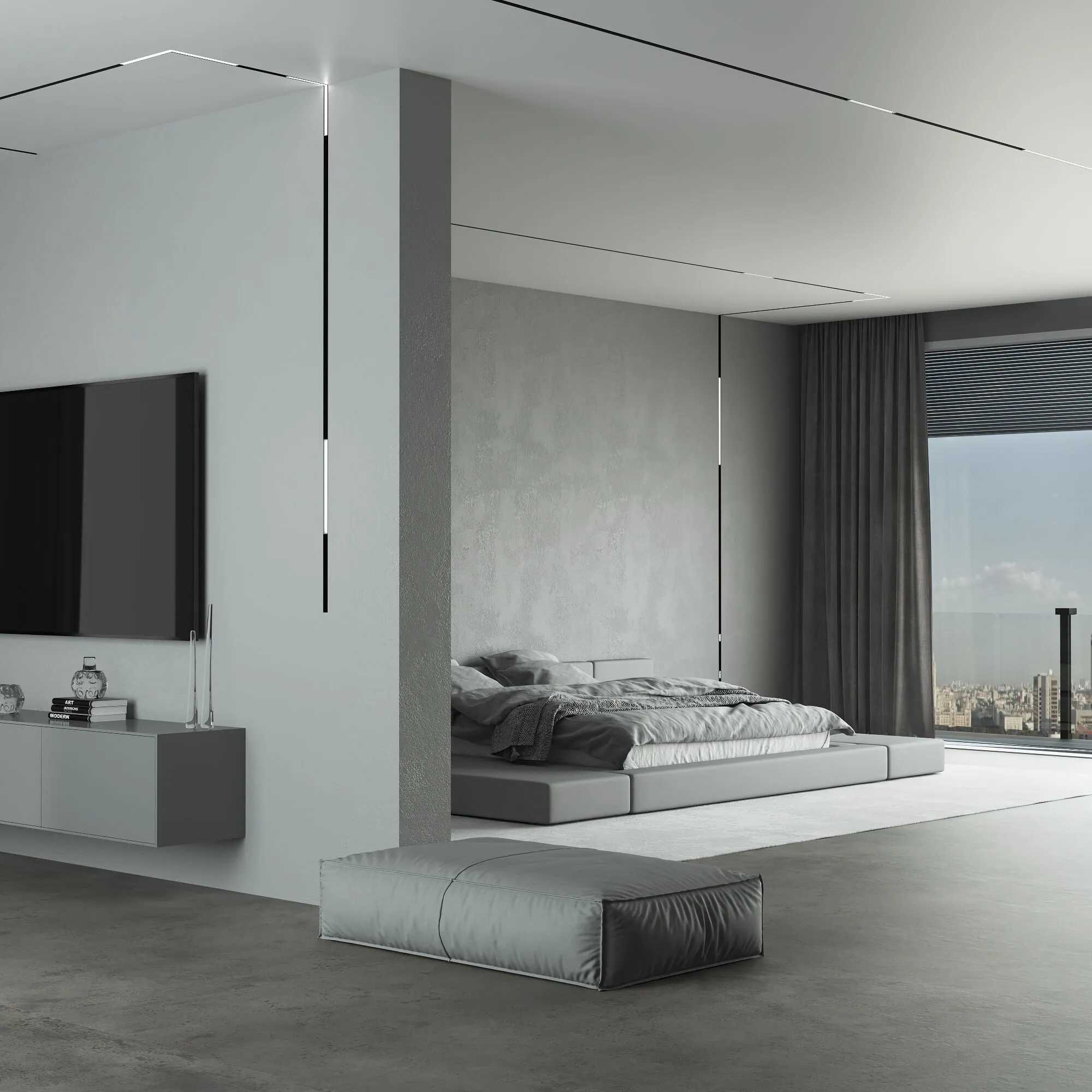 Slim Magnetic Умный трековый светильник 20W 2700-6500K Dim L02 (чёрный) 85077/01 Elektrostandard - Фото 3