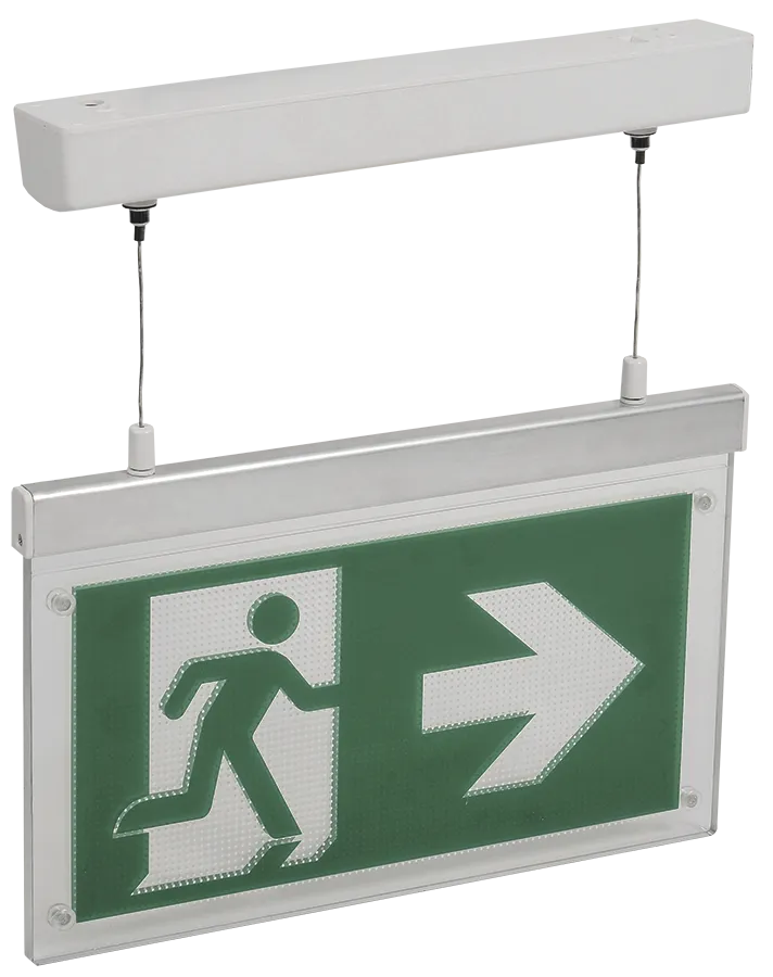 LIGHTING Светильник эвакуационный ССА3002 подвесной двусторонний сменный знак 3ч 3Вт IEK
