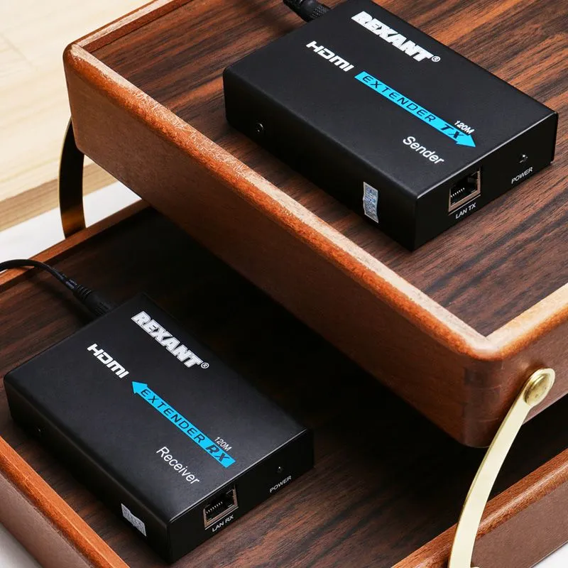 HDMI-удлинитель по витой паре RJ-45(8P8C) до 120м (1080p) REXANT - Фото 2