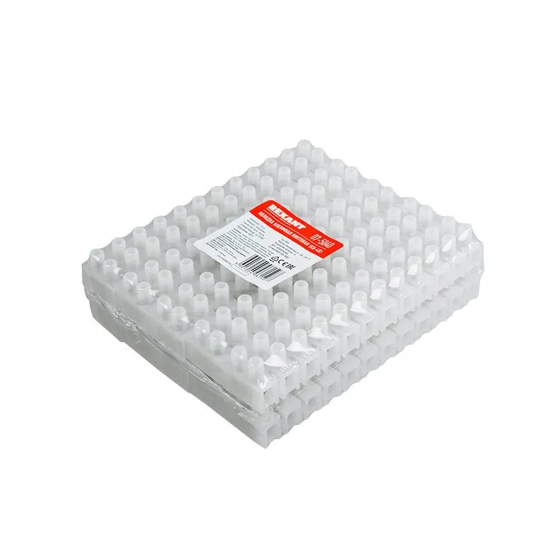 Клеммная колодка винтовая KВ-40 (25-40 мм²), ток 100 A, полиэтилен белый (ЗВИ) REXANT - Фото 2