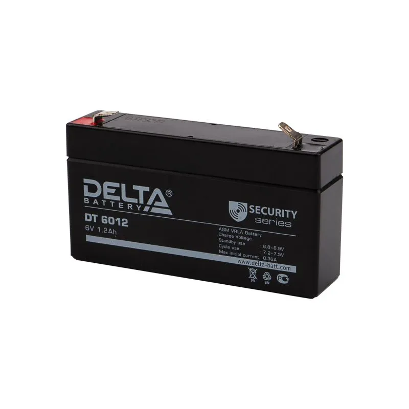 Батарея аккумуляторная 6В, 1,2Ач, 1 штука 30-6012-4
