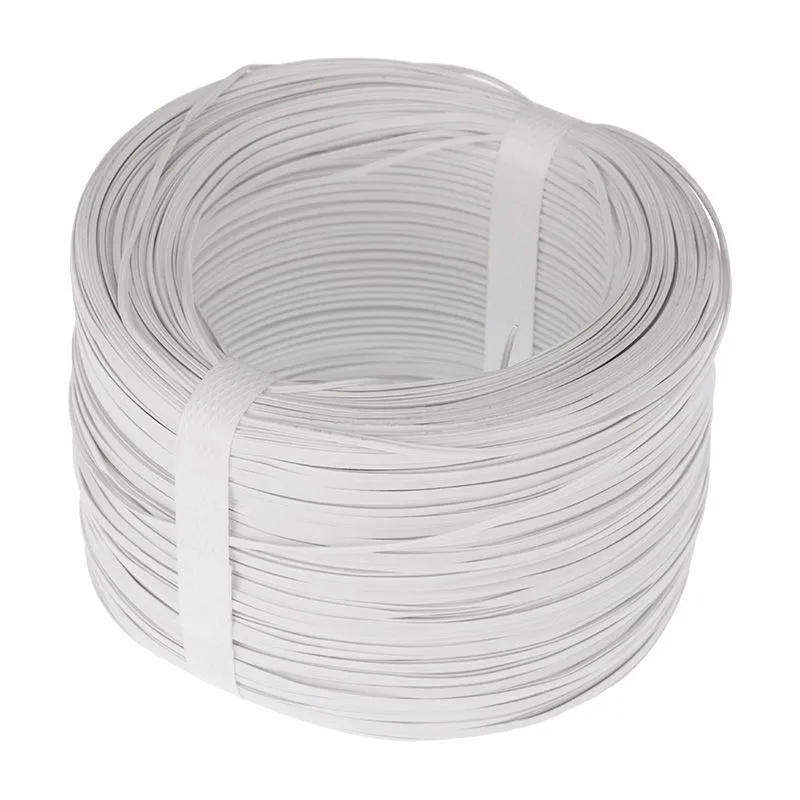 Проволока упаковочная в ПВХ REXANT, белая, бухта 250 м 09-0101