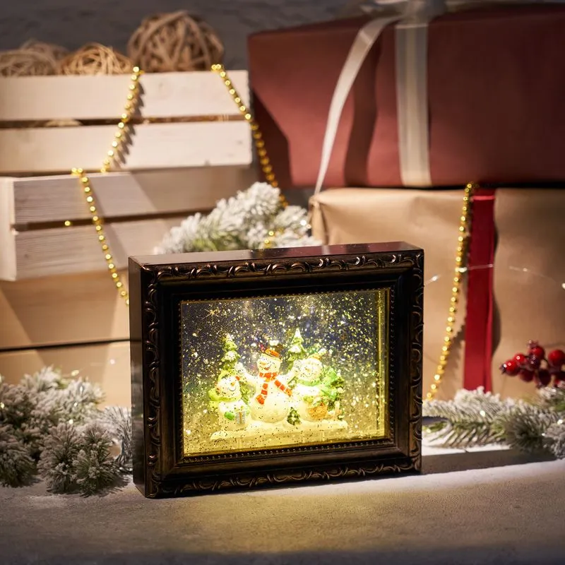 Декоративный светильник Картина с эффектом снегопада NEON-NIGHT - Фото 2