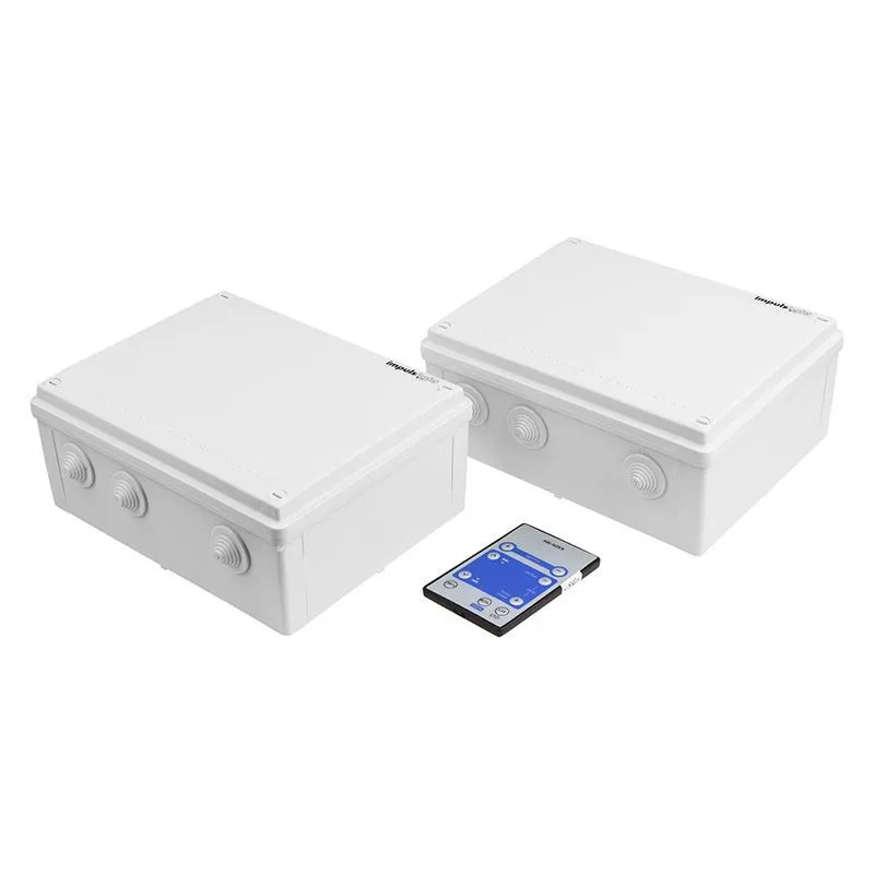 Контроллер iMLamp16D_AC для Белт-Лайта и светодиодных ламп 220В, 5600Вт, 16 каналов х 1,6А, 28 программ, ДУ, IP54 ИМПУЛЬС ЛАЙТ 332-118