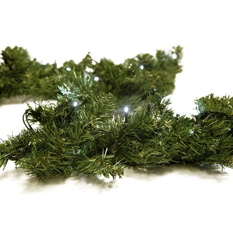 Еловый шлейф 2,7м, диаметр 26см, теплое белое свечение 80 LED NEON-NIGHT - Фото 5